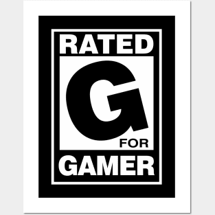 Rated G for Gamer Posters and Art
